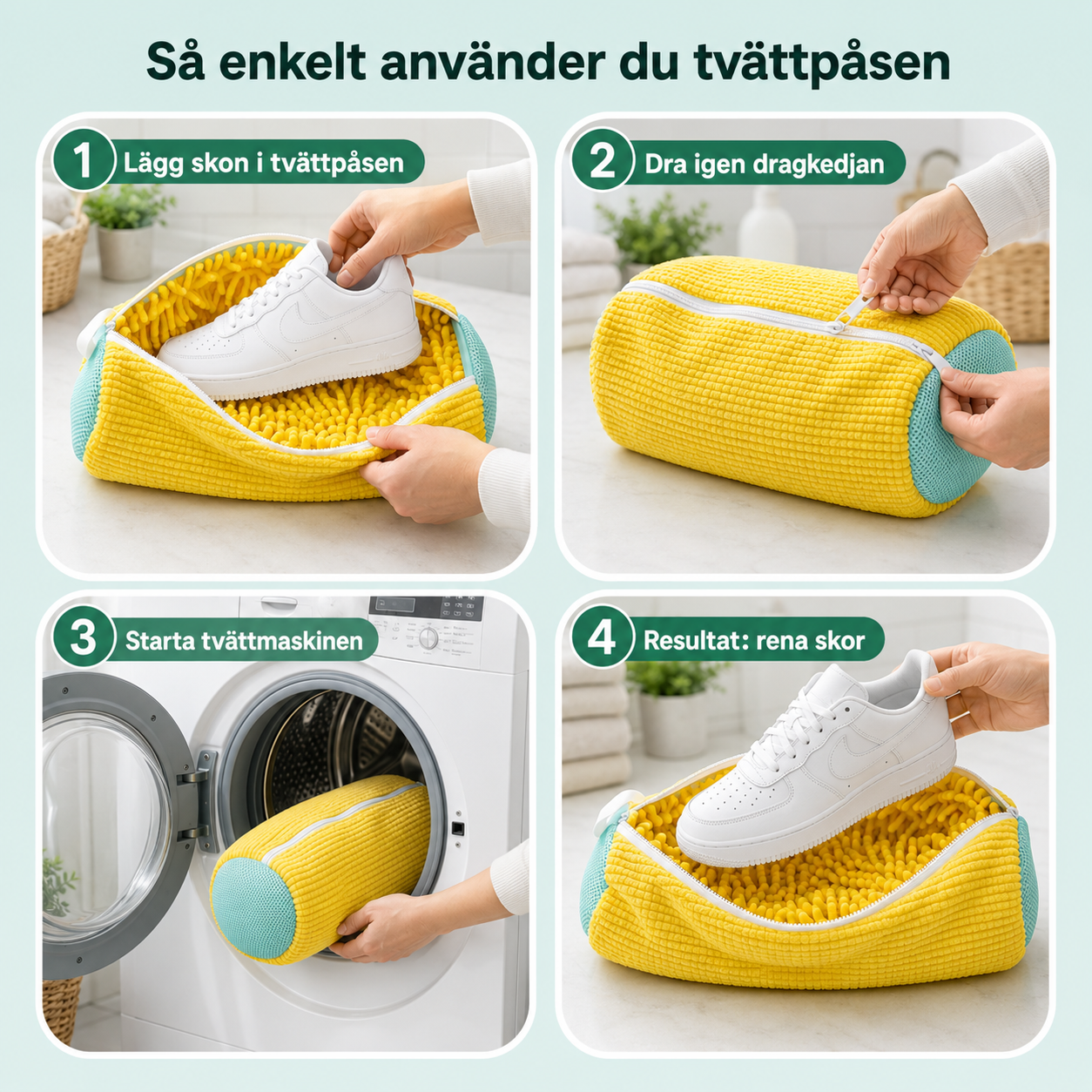 FreshKicks™ — Tvättpåse för Skor